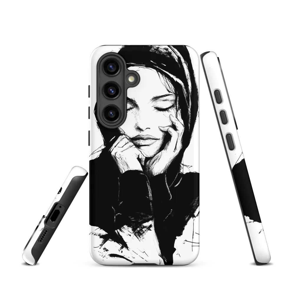 Contemplation in Ink | Phone Case
