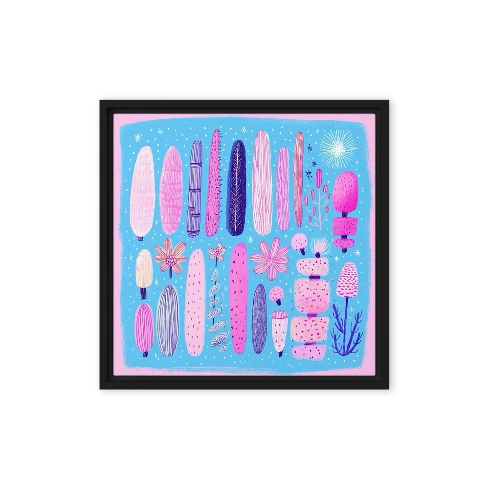 Pink Cactus Garden | Art Print