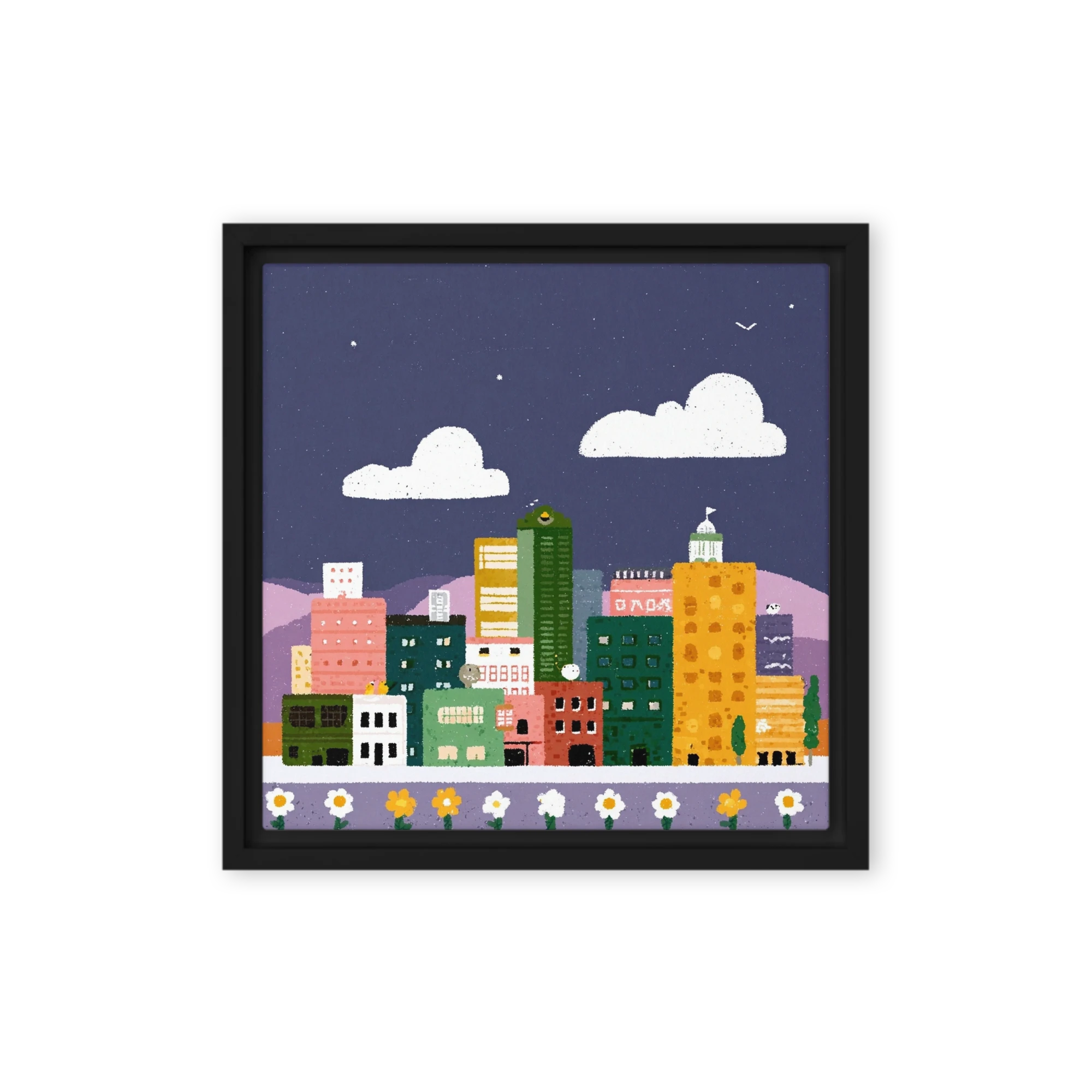 Textured Night City
