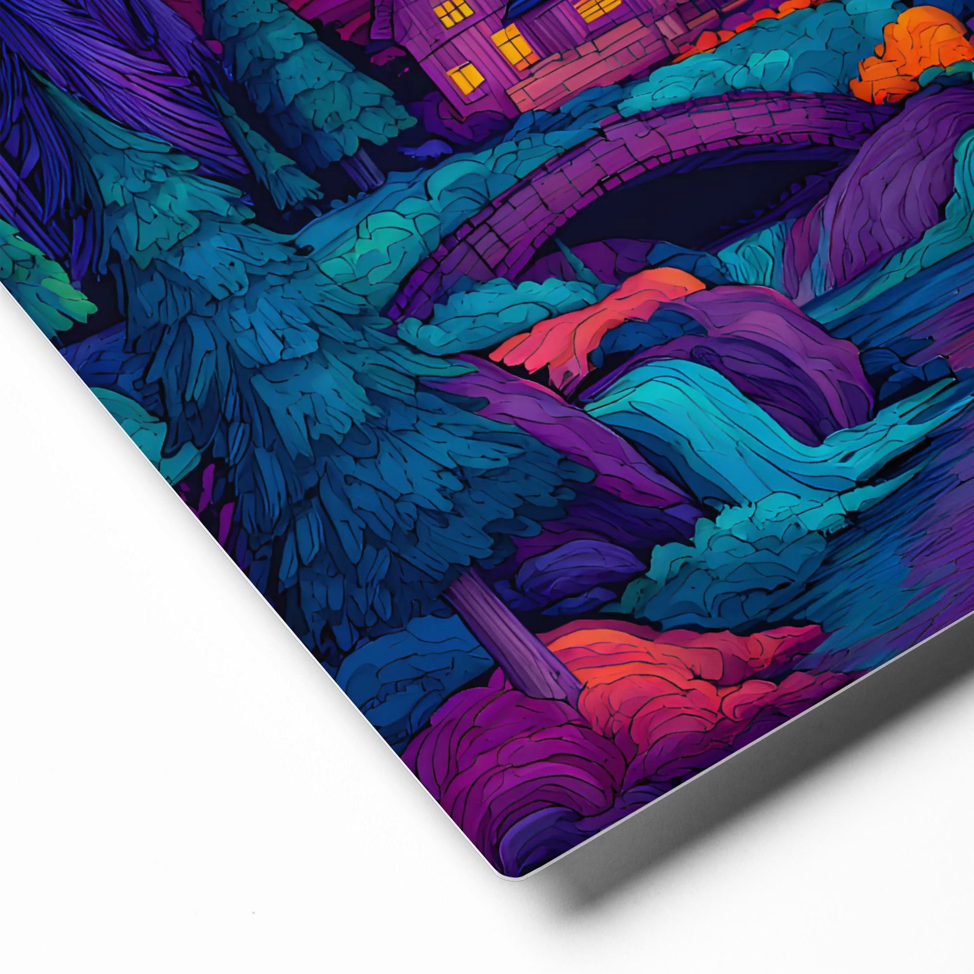 Rainbow Forest Dream 
 Canvas | 30″x 30″