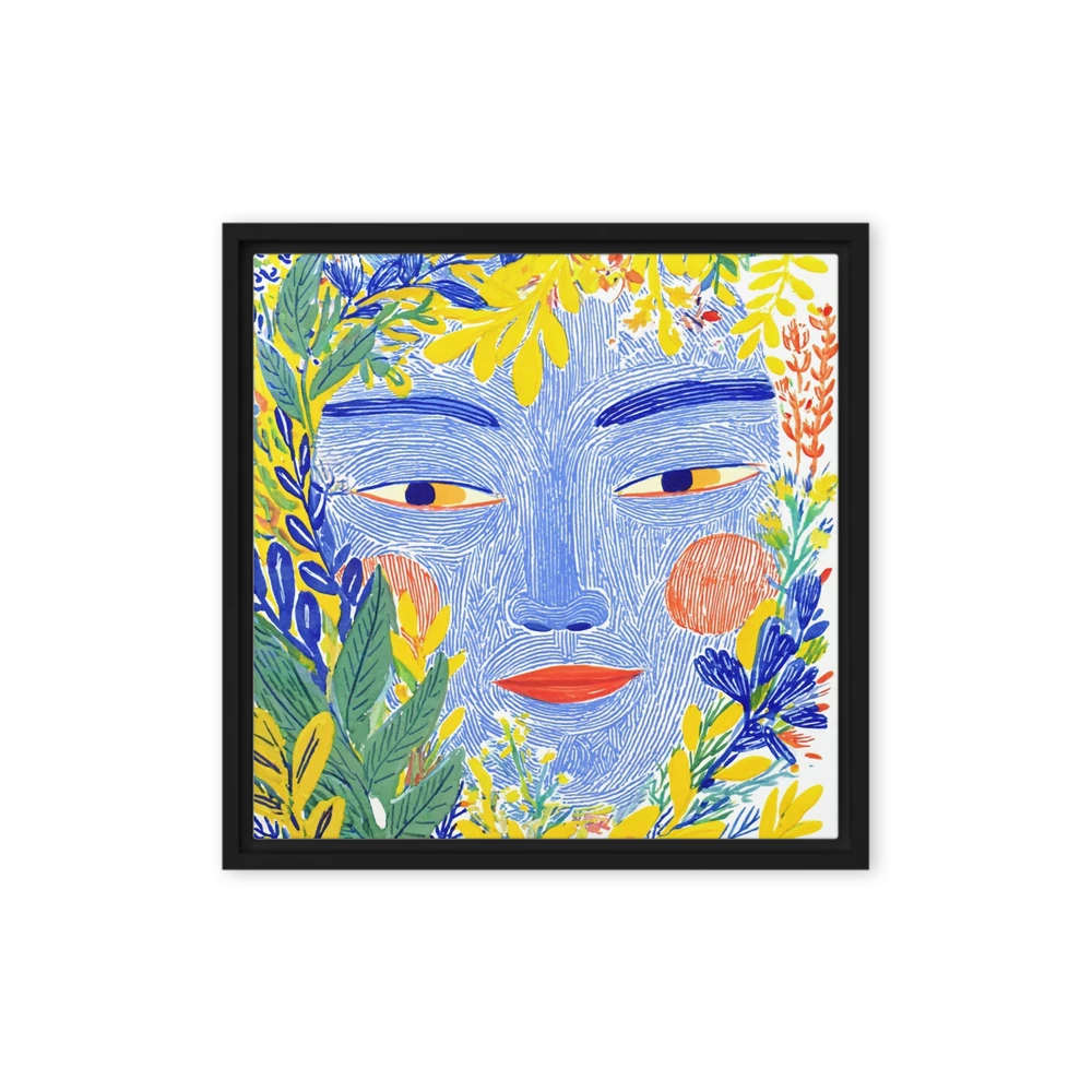 Flora in Blue | Art Print