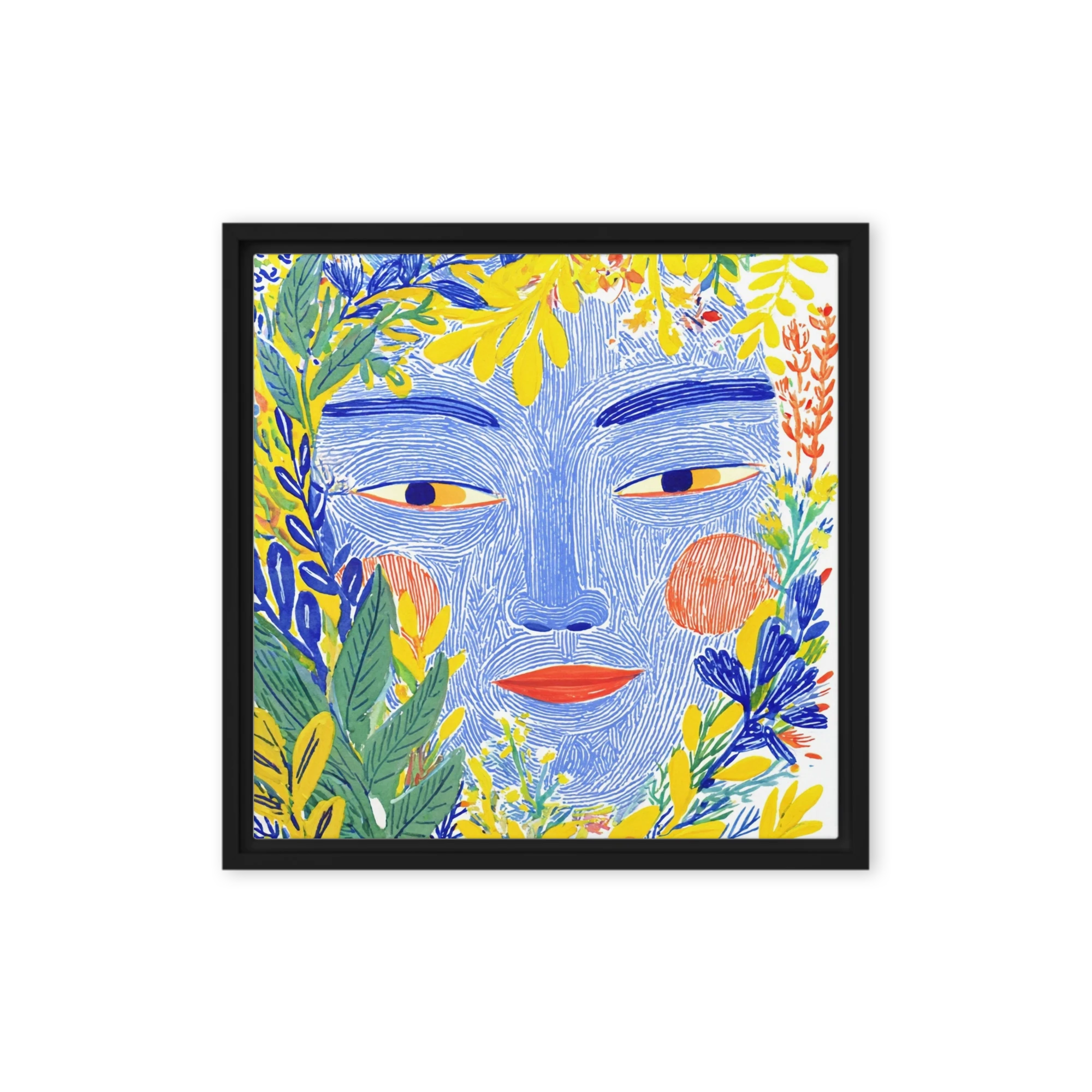 Flora in Blue | Art Print