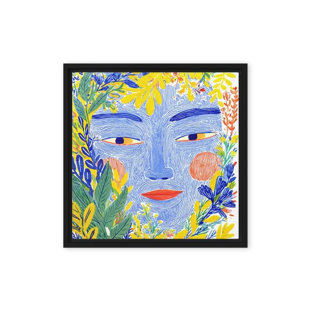 Flora in Blue | Art Print