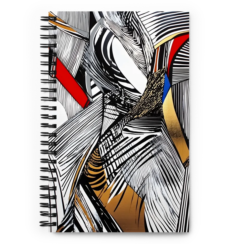 Dynamic Geometric Abstraction 
 Spiral Notebook | 140 pages