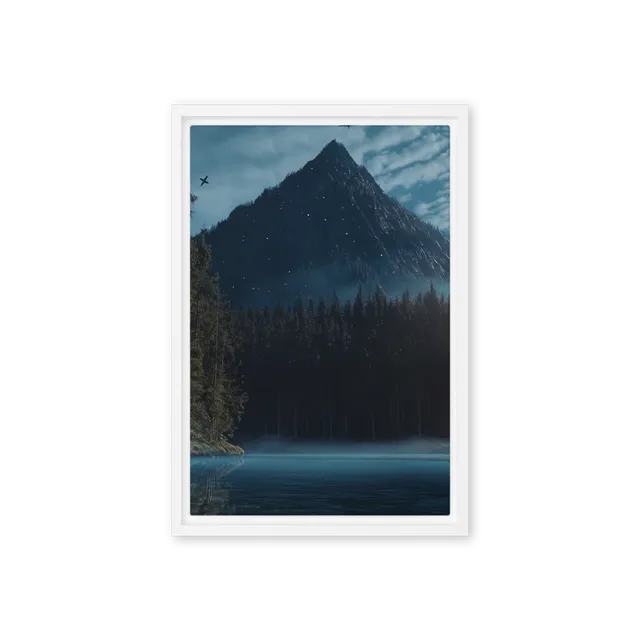 Nocturne Mountain Fantasy | Art Print