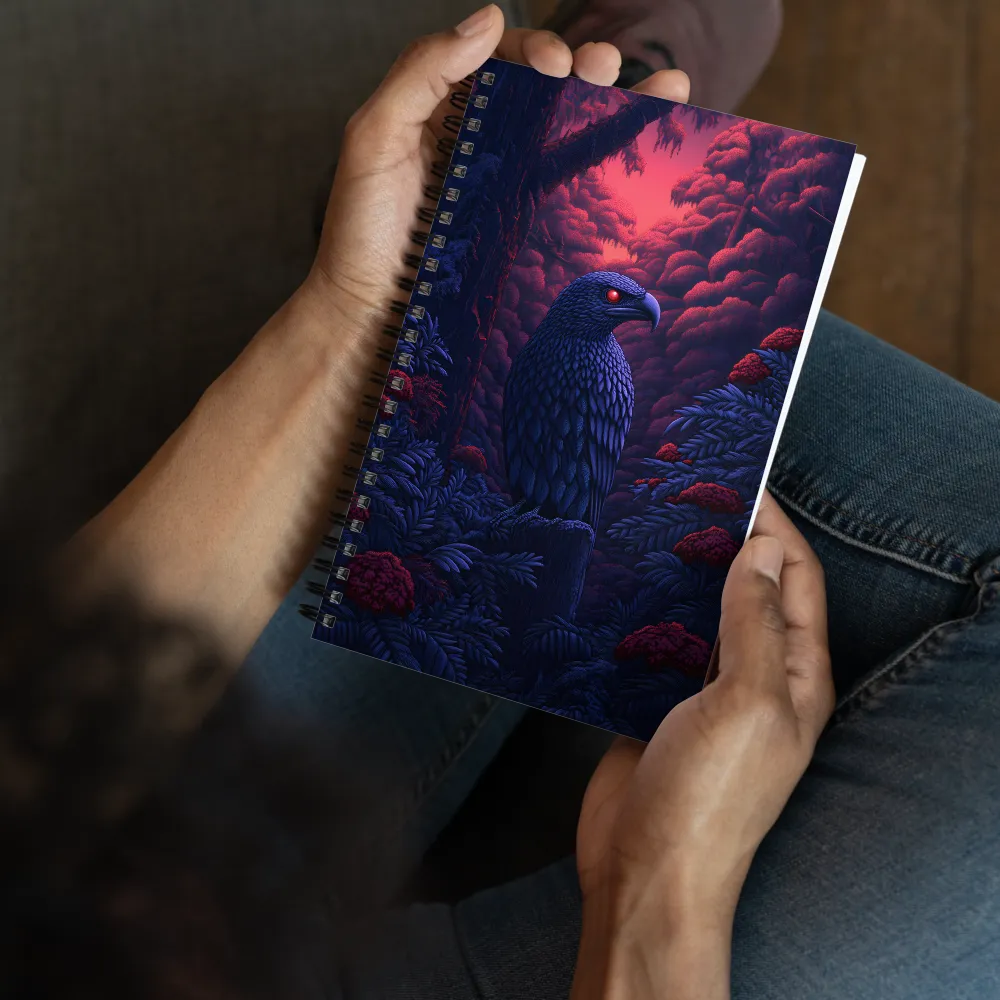 Crimson-Eyed Guardian 
 Spiral Notebook | 140 pages