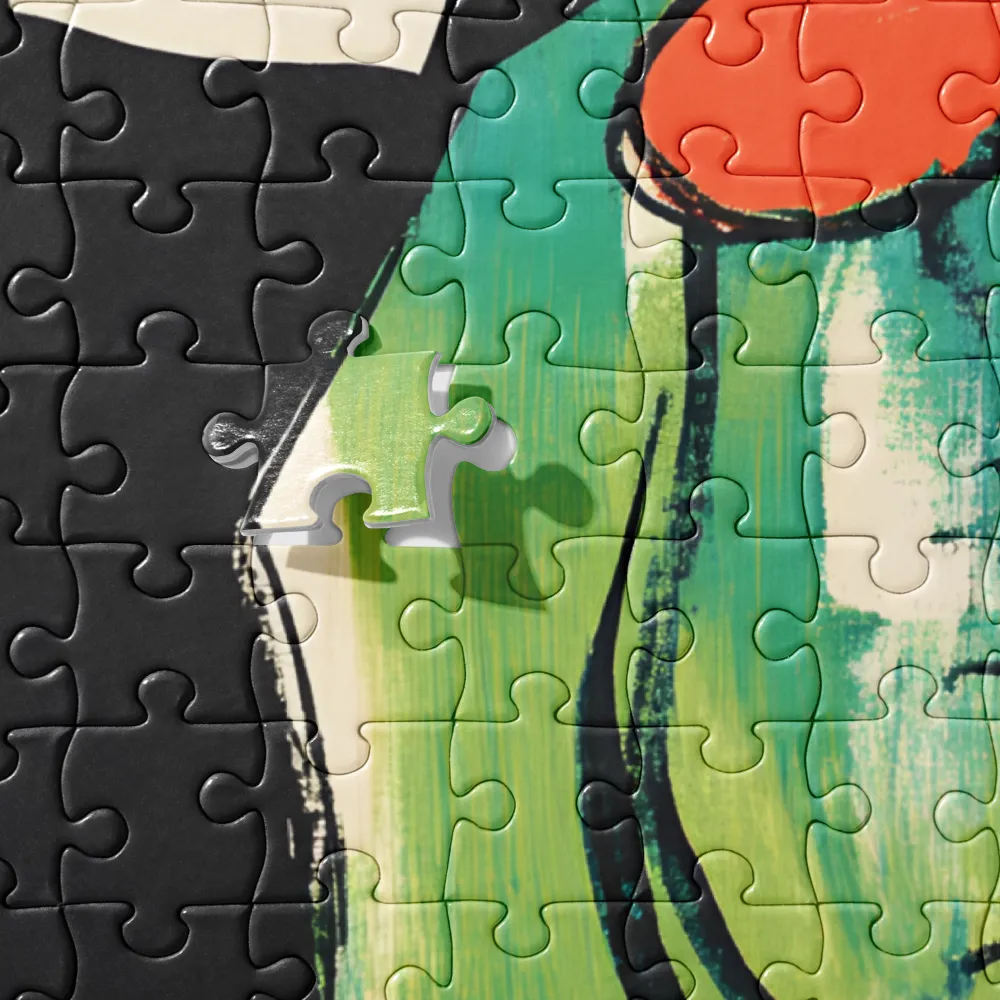 Graceful Abstraction 
 Jigsaw Puzzle in Tin Box