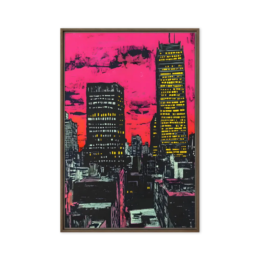 Gritty Screen-Printed Pop Art — Squeegee ink layers
