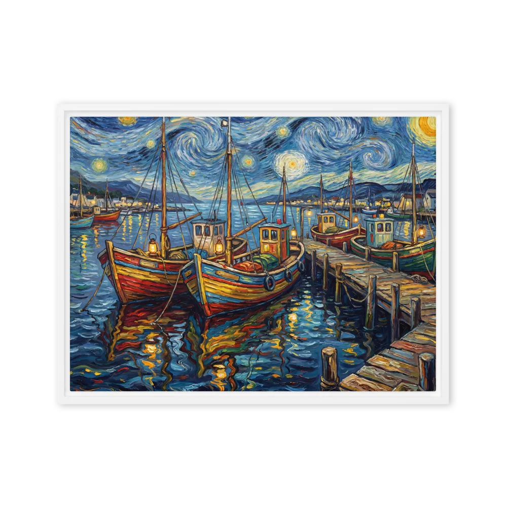 Starry Harbor 
 Metal Print | 20″x 30″