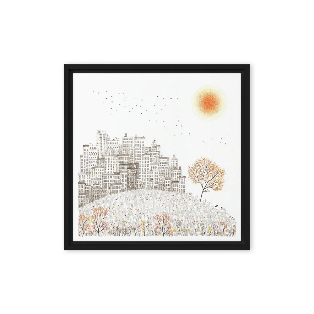 Autumn Sun over the City | Art Print