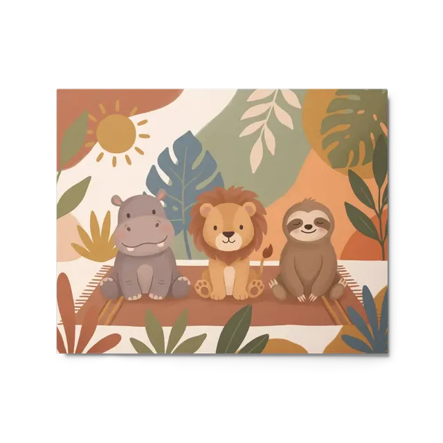 Playful Jungle Trio | Art Print