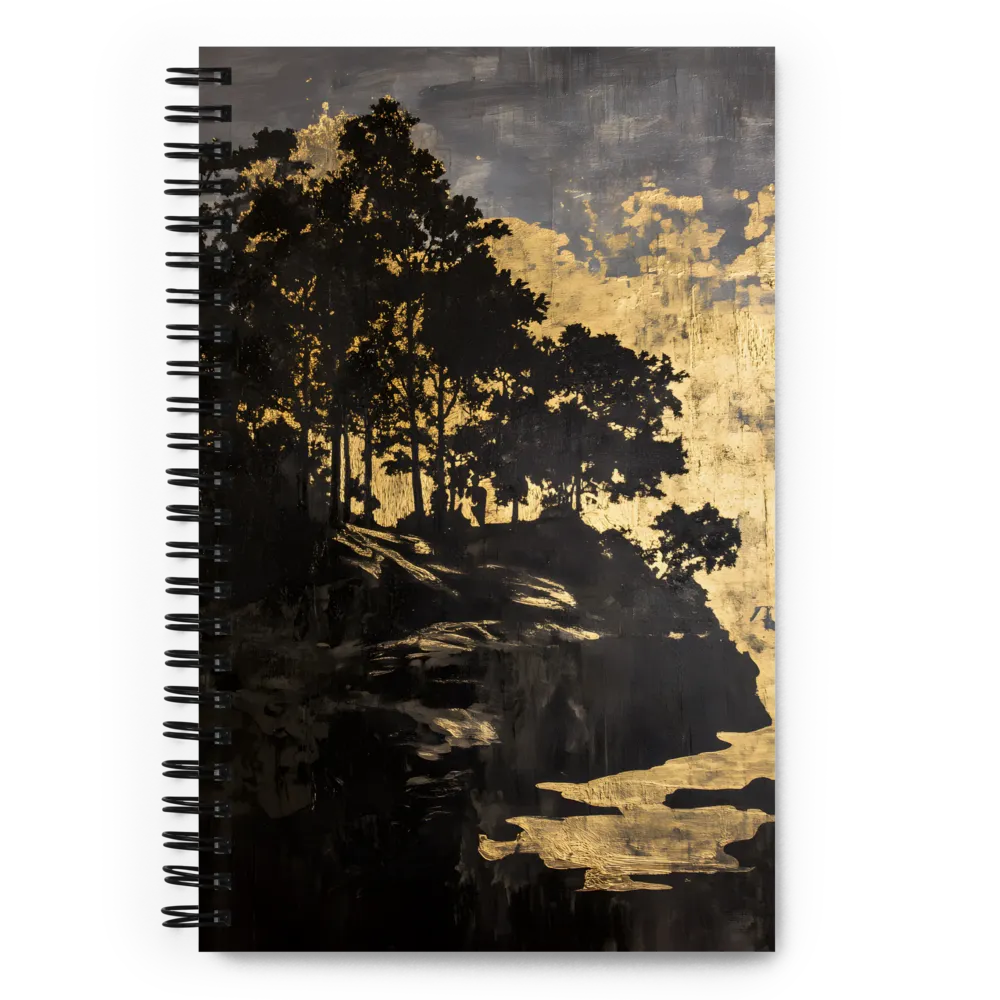 Golden Twilight Forest 
 Spiral Notebook | 140 pages