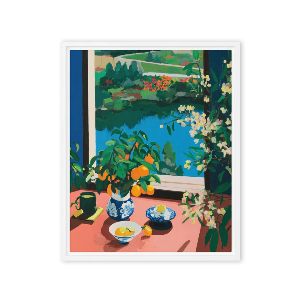 Window View Still Life | Art Print