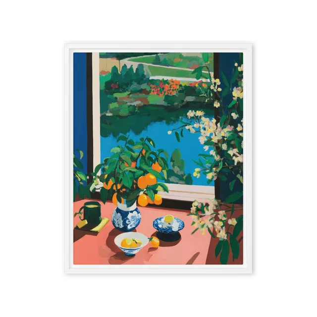 Window View Still Life | Art Print