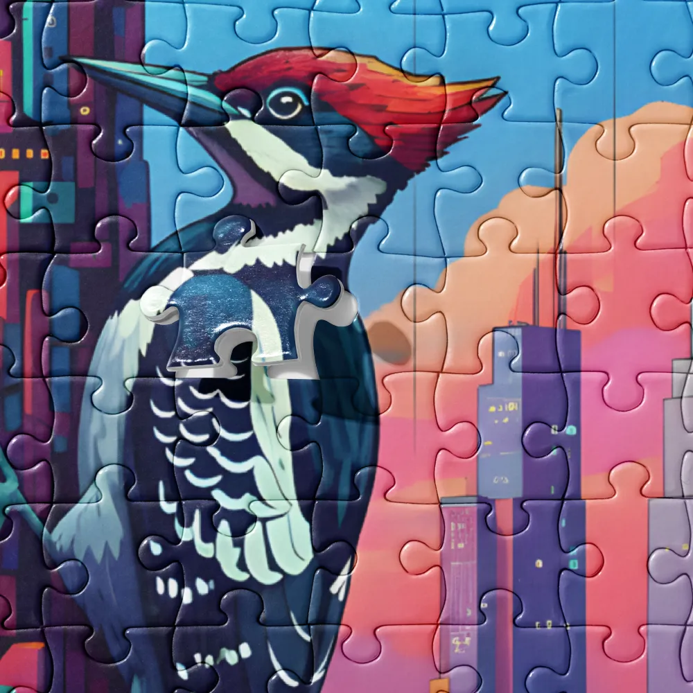 Urban Naturescape 
 Jigsaw Puzzle in Tin Box