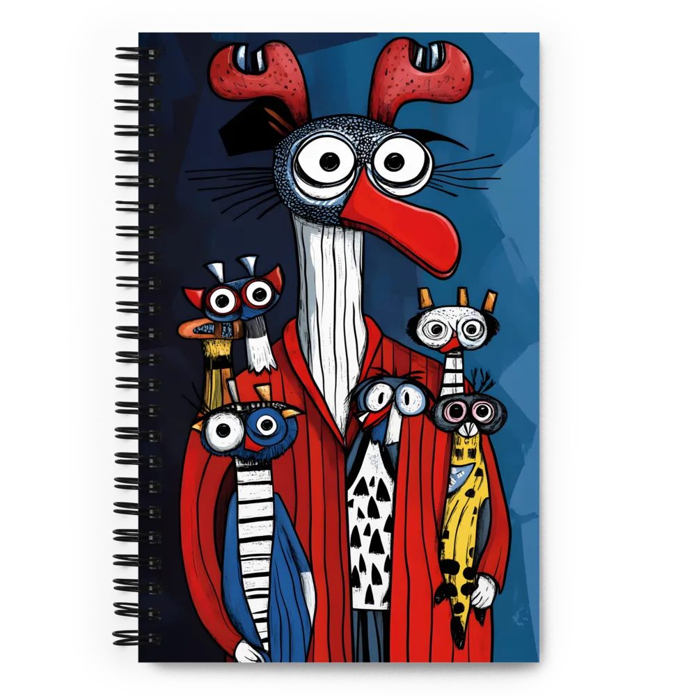 The Feathered Ensemble 
 Spiral Notebook | 140 pages