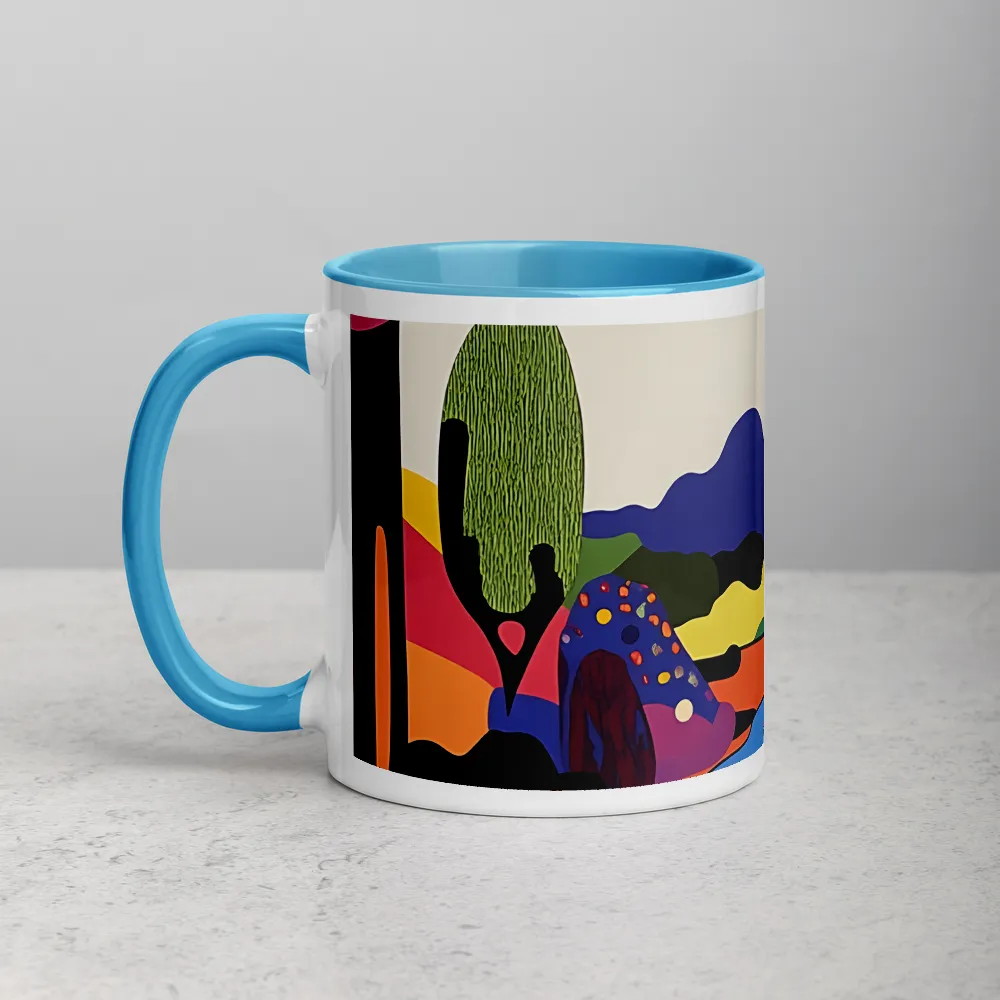 Chroma Valley 
 Mug with Blue inside