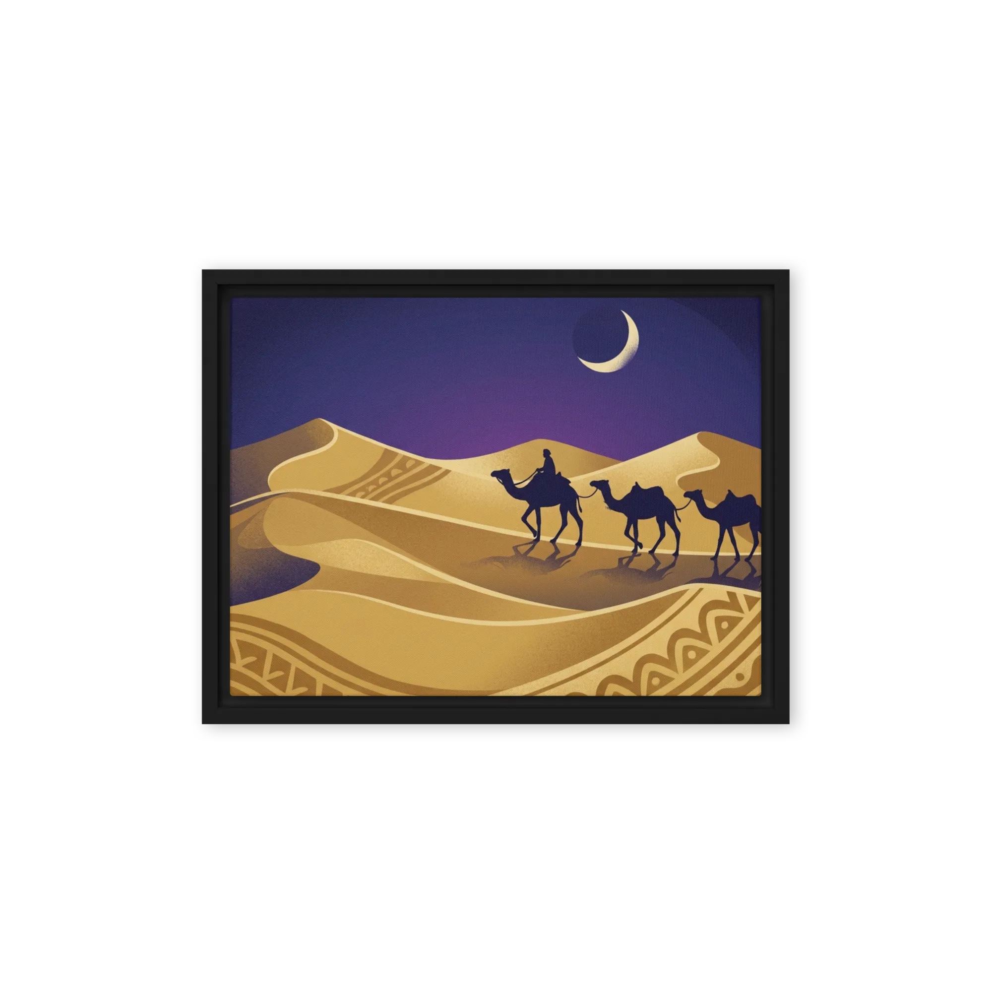 Moonlit Desert Journey