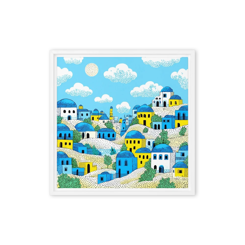 Mediterranean Hillside | Art Print