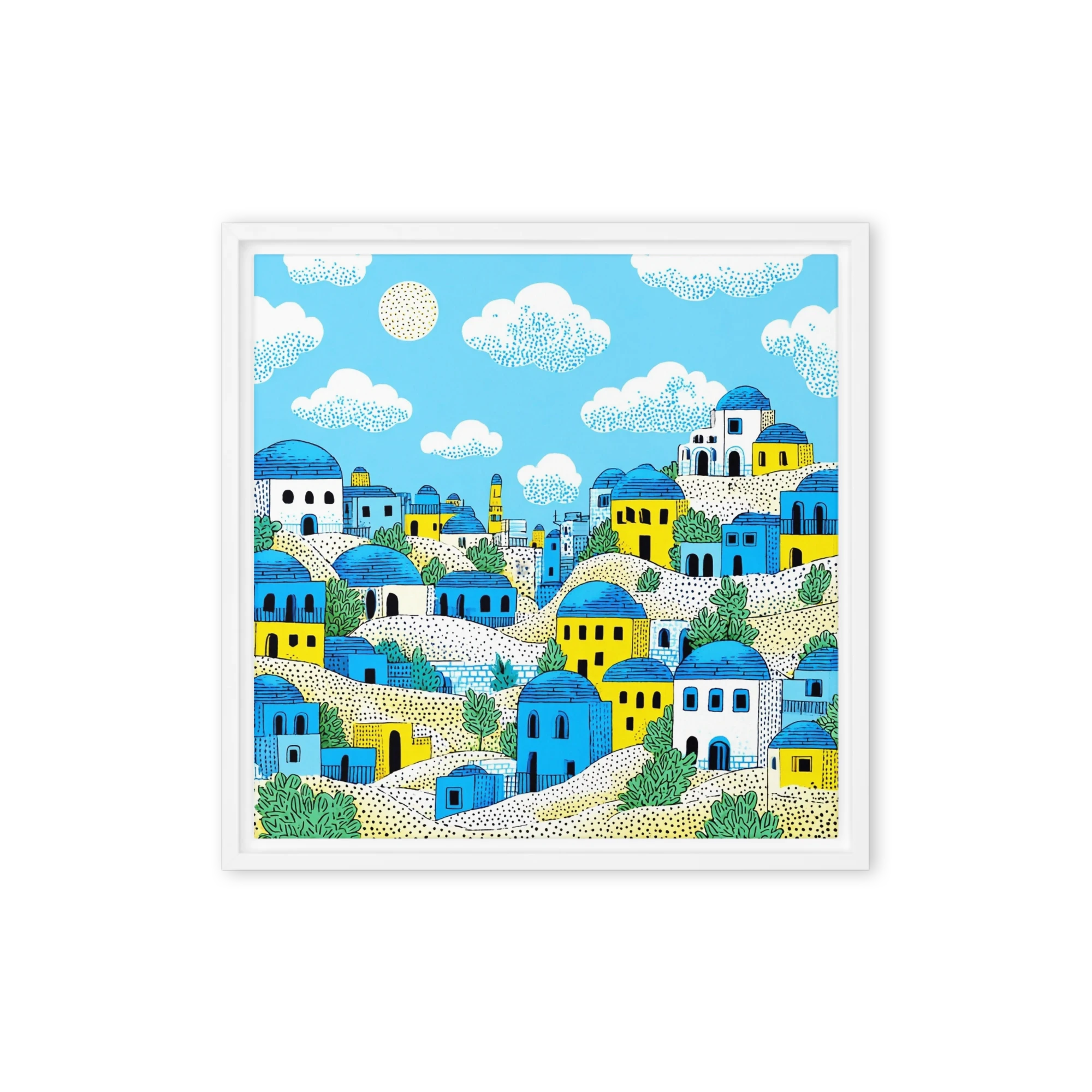 Mediterranean Hillside | Art Print