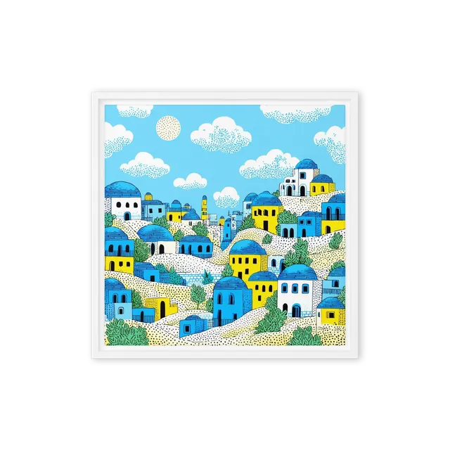 Mediterranean Hillside | Art Print