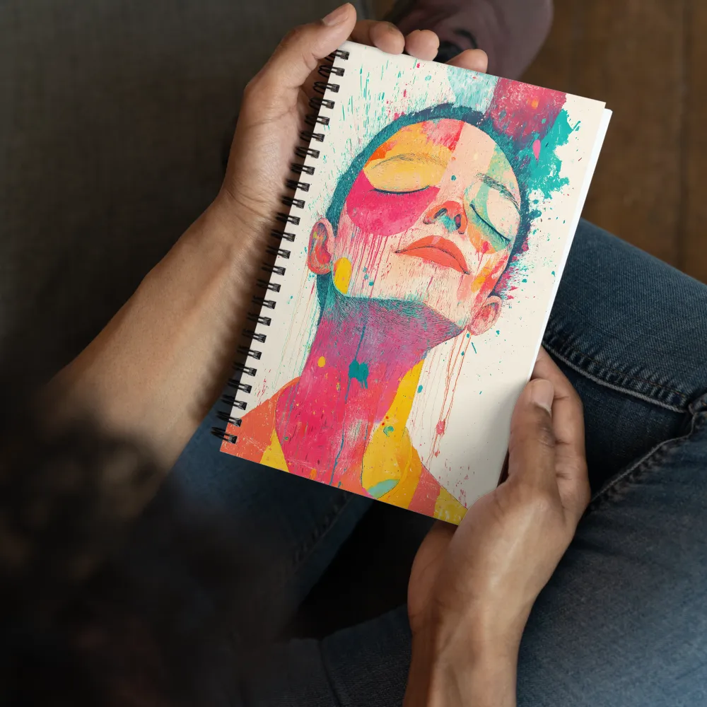 Serenity in Splatter 
 Spiral Notebook | 140 pages