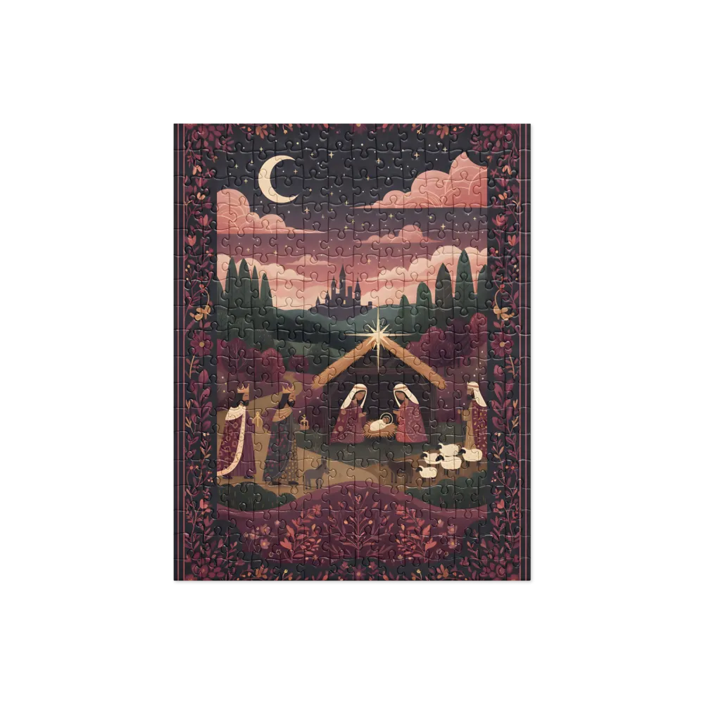 Star Over the Manger 
 Jigsaw Puzzle