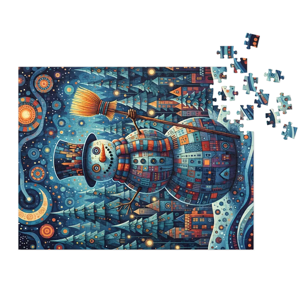 Mosaic Snowman