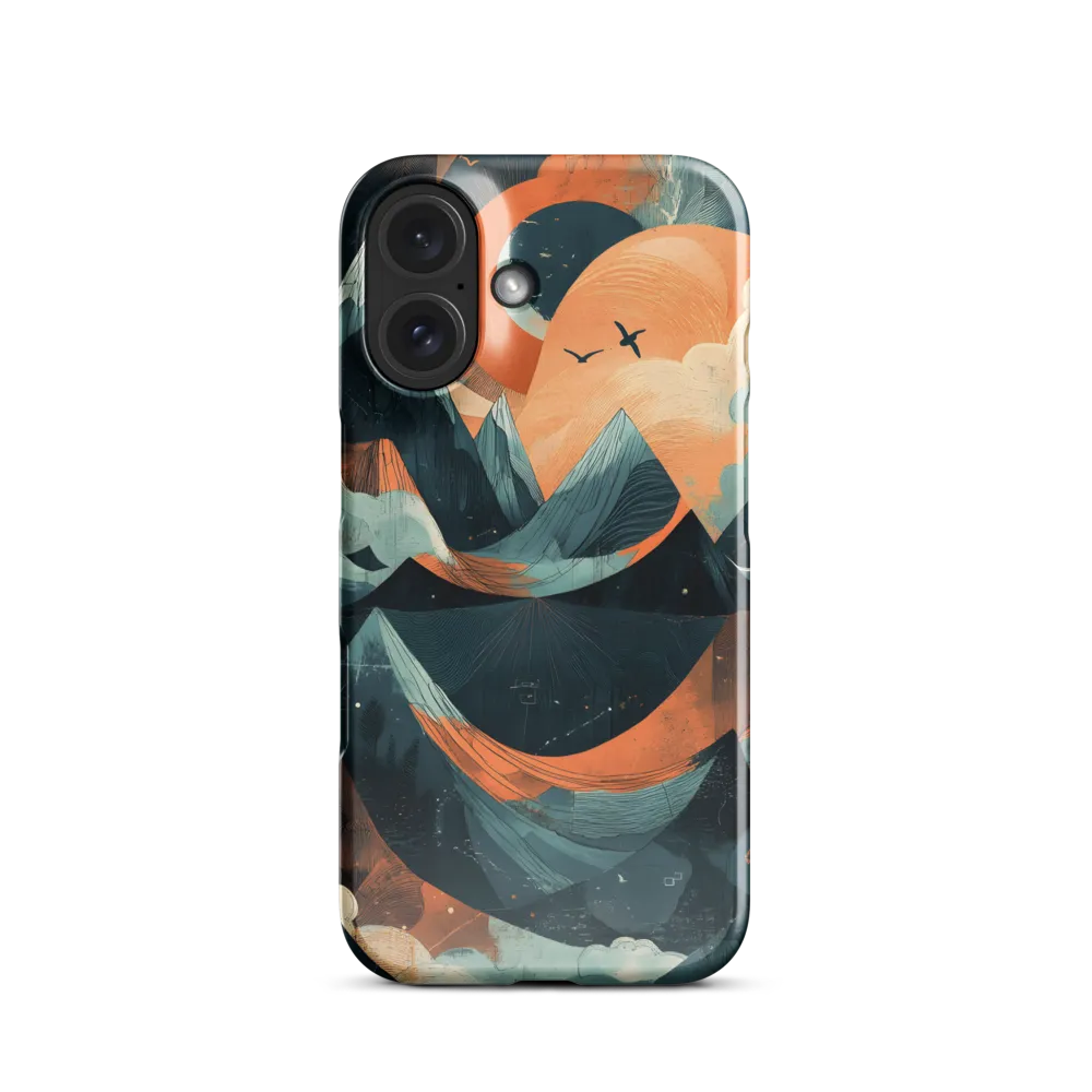 Geometric Mountain Vista 
 iPhone 17 Air | Snap Case