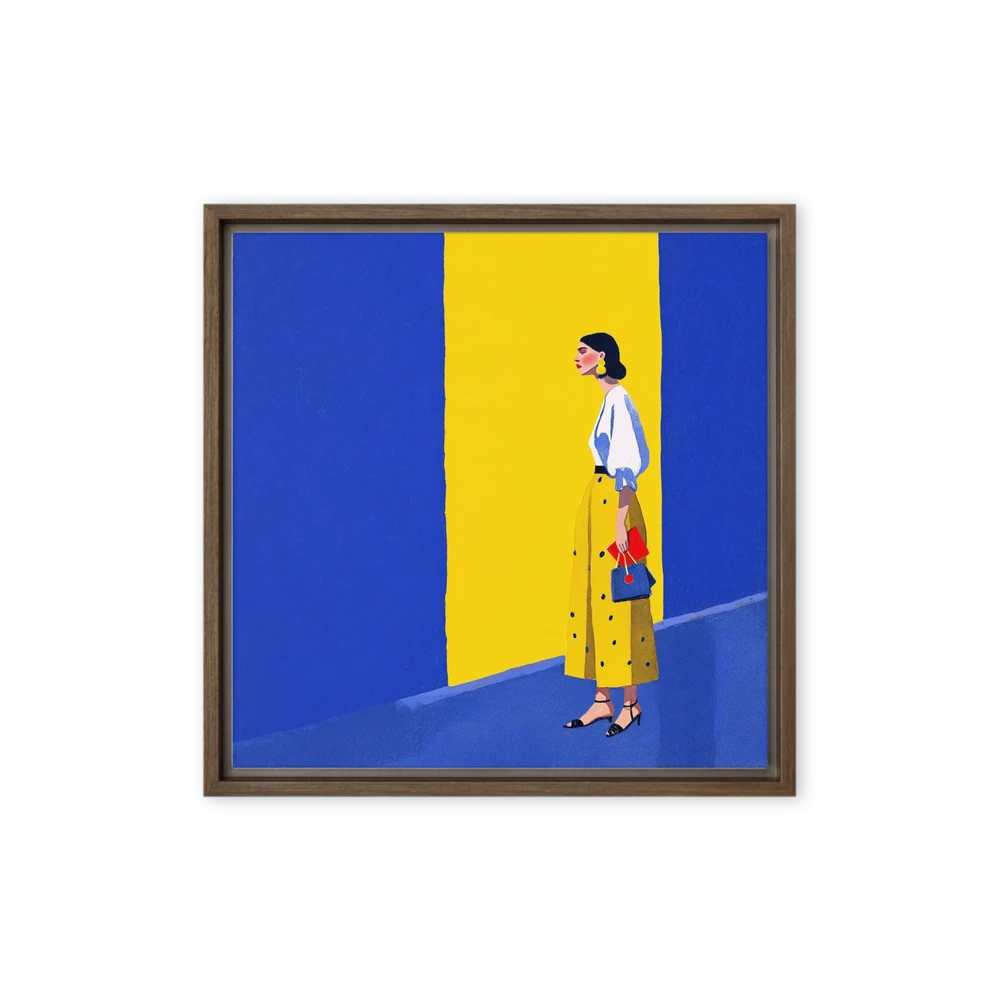 Lady in Yellow Skirt | Art Print
