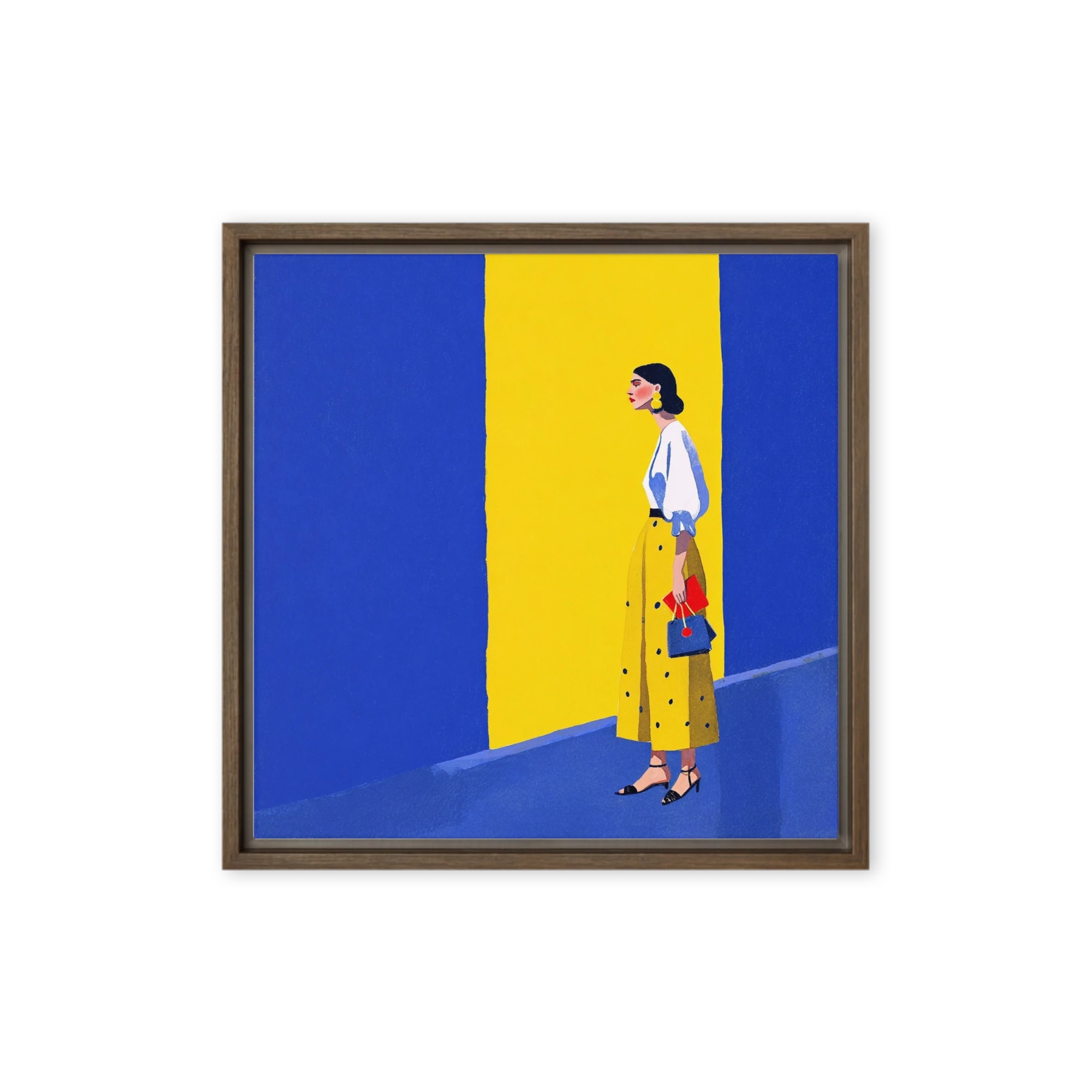 Lady in Yellow Skirt | Art Print