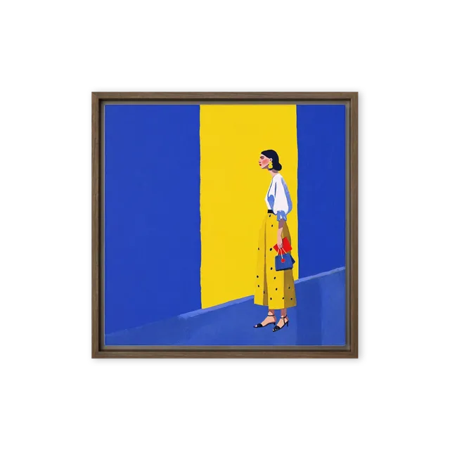 Lady in Yellow Skirt | Art Print