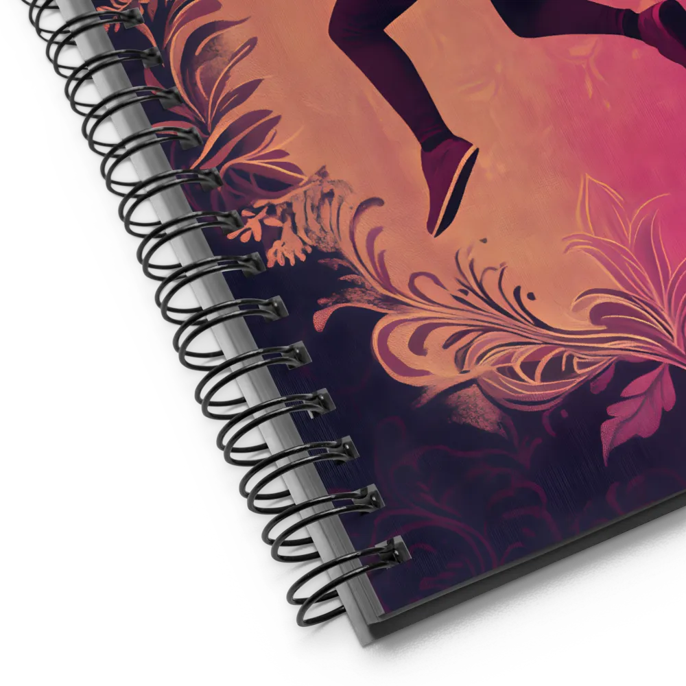 Floral Dance 
 Spiral Notebook | 140 pages