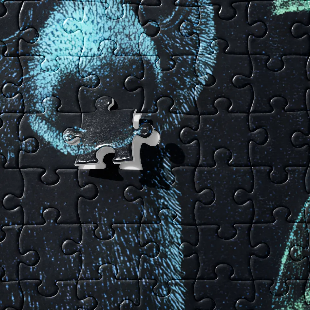 Nocturnal Koala with Yellow Flower 
 Jigsaw Puzzle