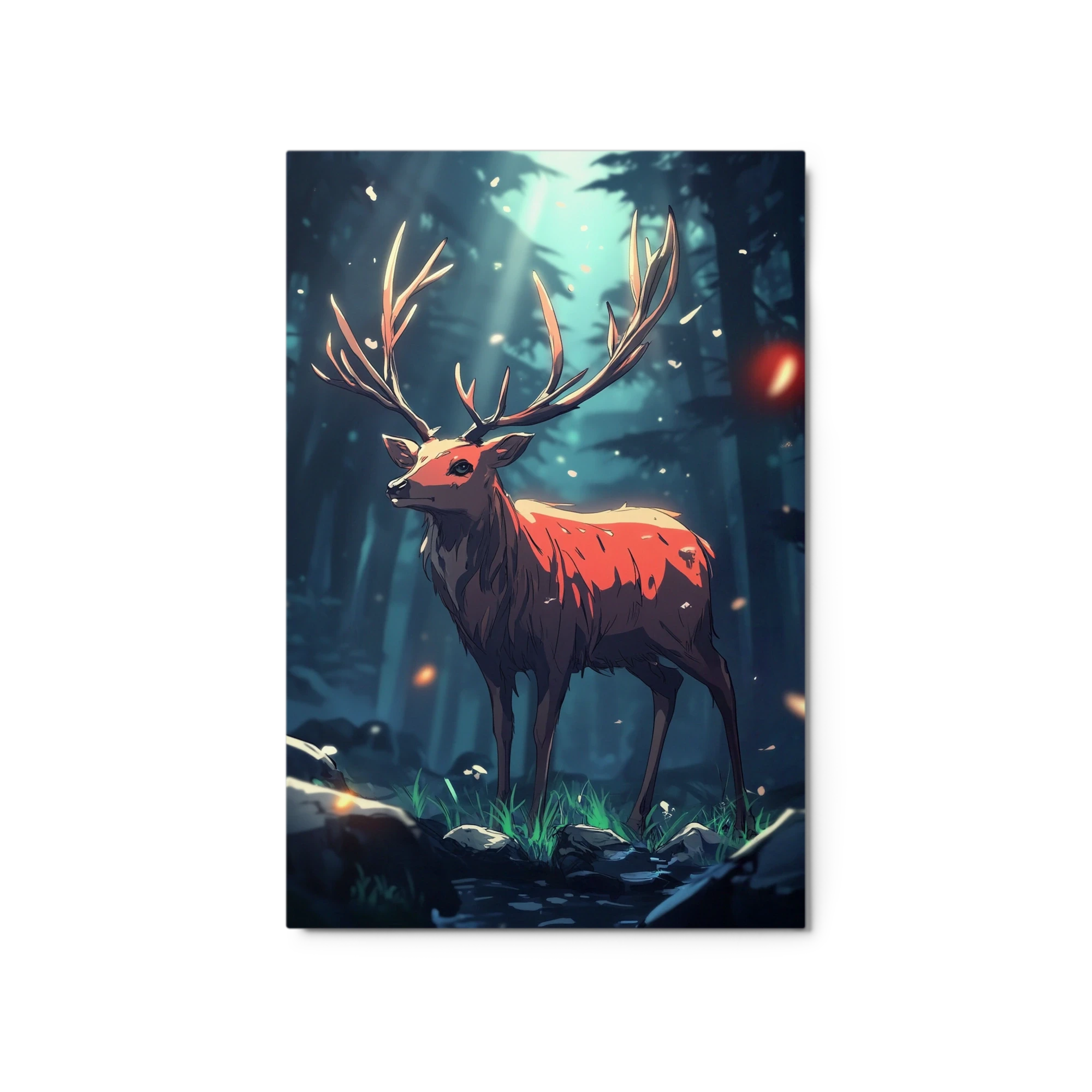 Majestic Deer in Mystical Forest