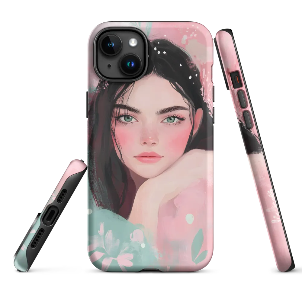 Serene Woman Portrait | Phone Case