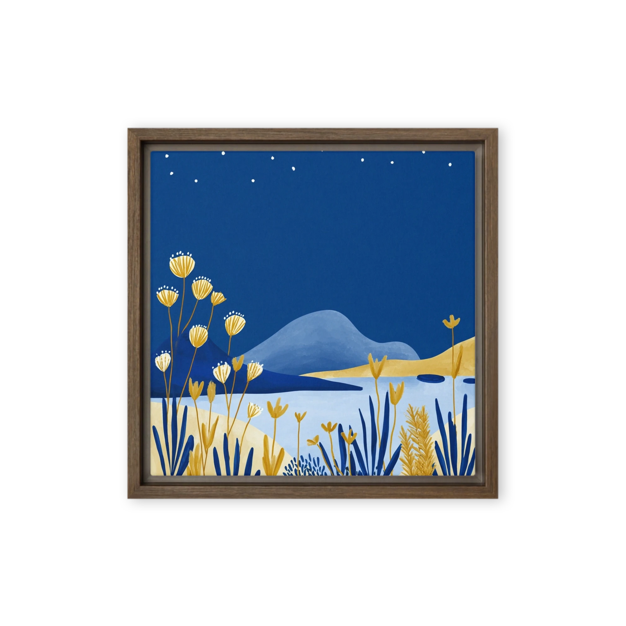 Nightfall Botanical Valley | Art Print