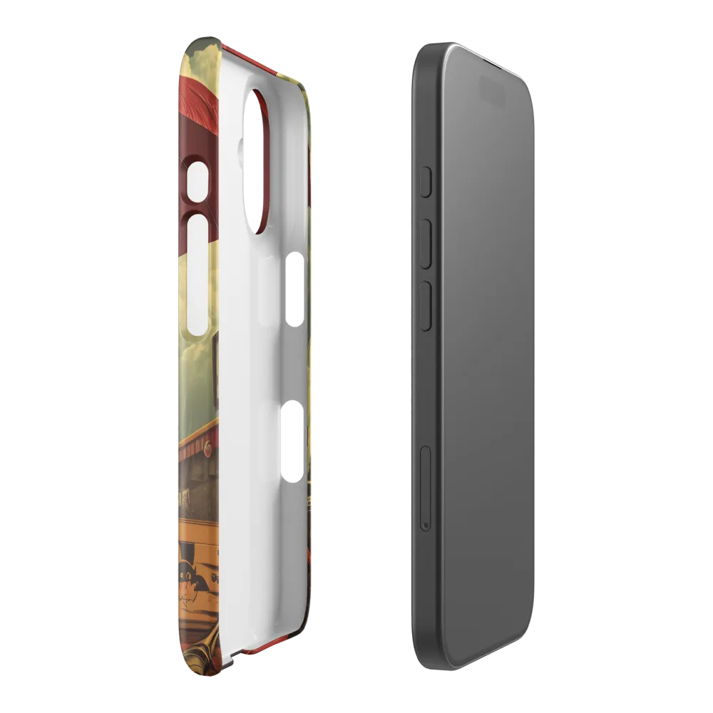 The Waiting Traveler 
 iPhone 17 Pro Max | MagSafe® Tough Case