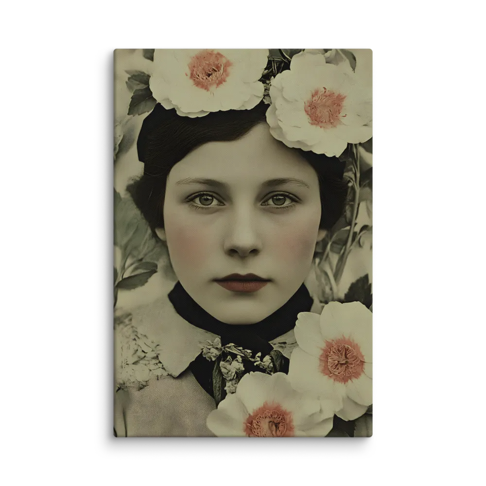 The Floral Muse 
 Canvas | 32″x 48″