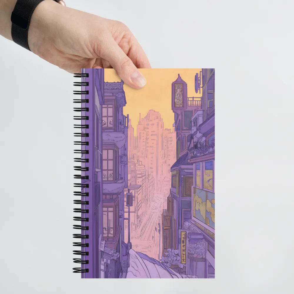 Urban Twilight Passage 
 Spiral Notebook | 140 pages