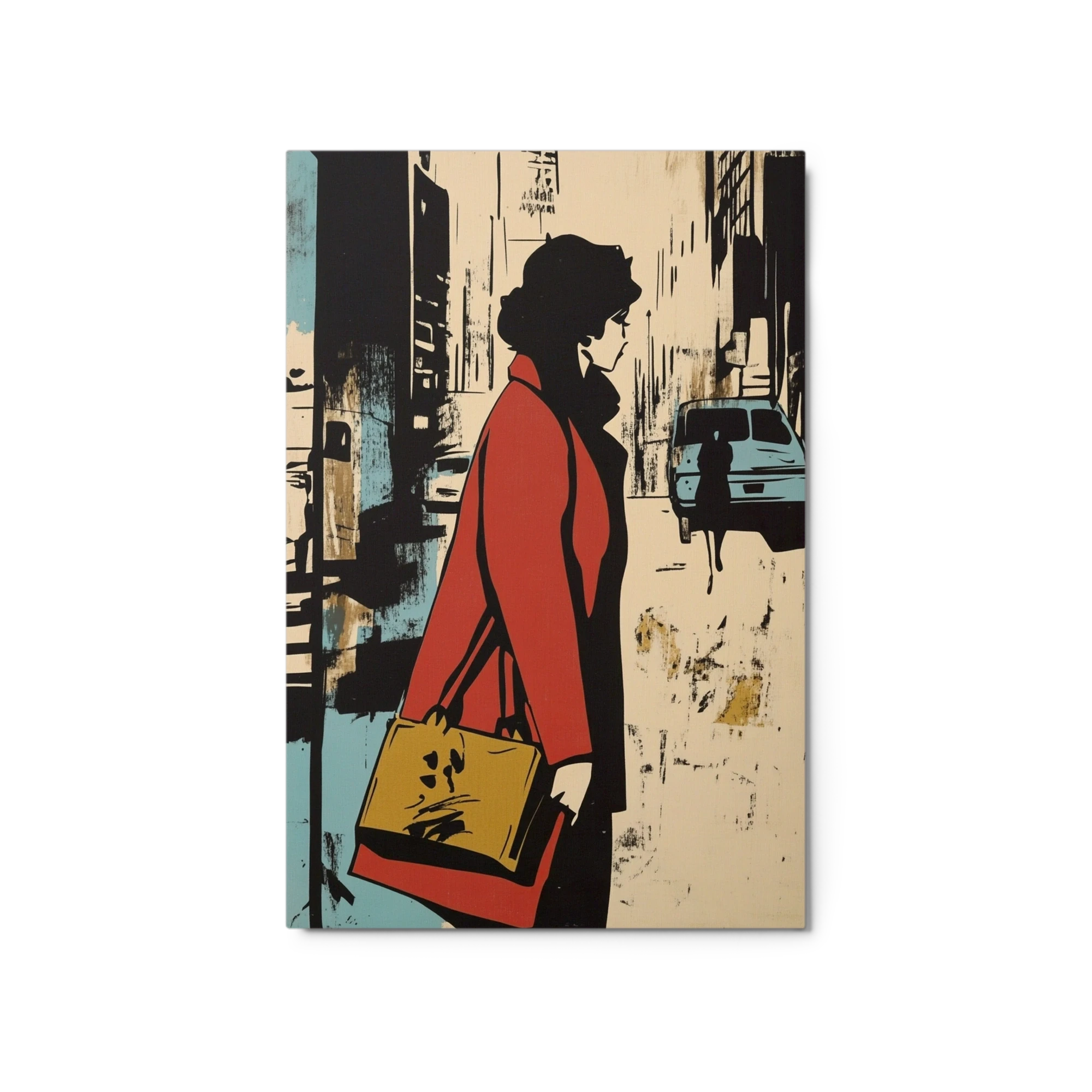 Urban Solitude in Red