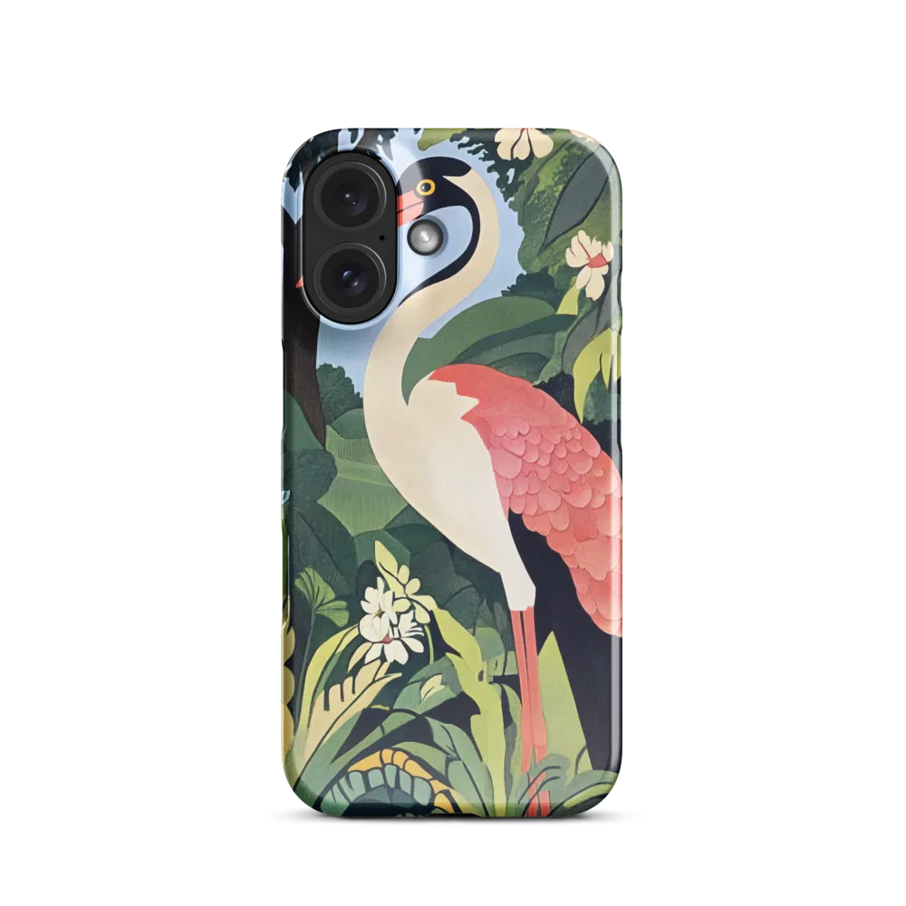 Heron in Tropical Foliage 
 iPhone 15 Pro Max | MagSafe® Tough Case
