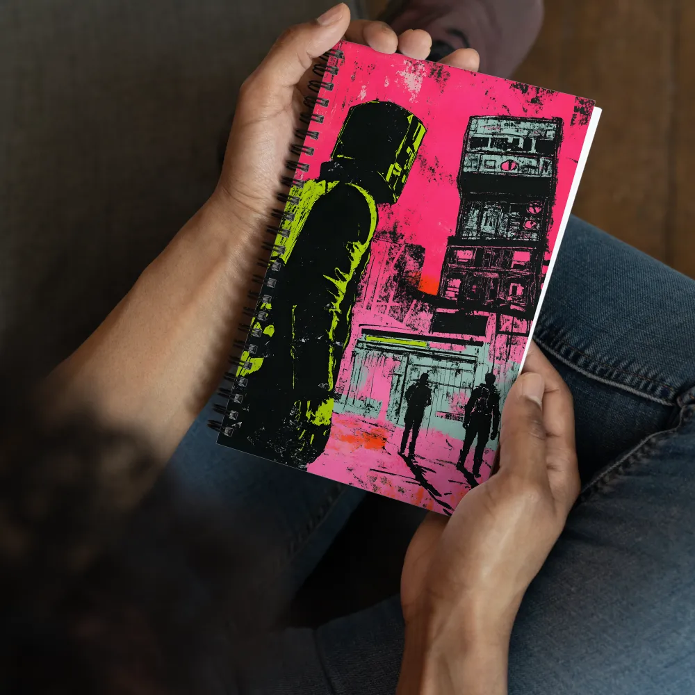 Neon Dystopia 
 Spiral Notebook | 140 pages