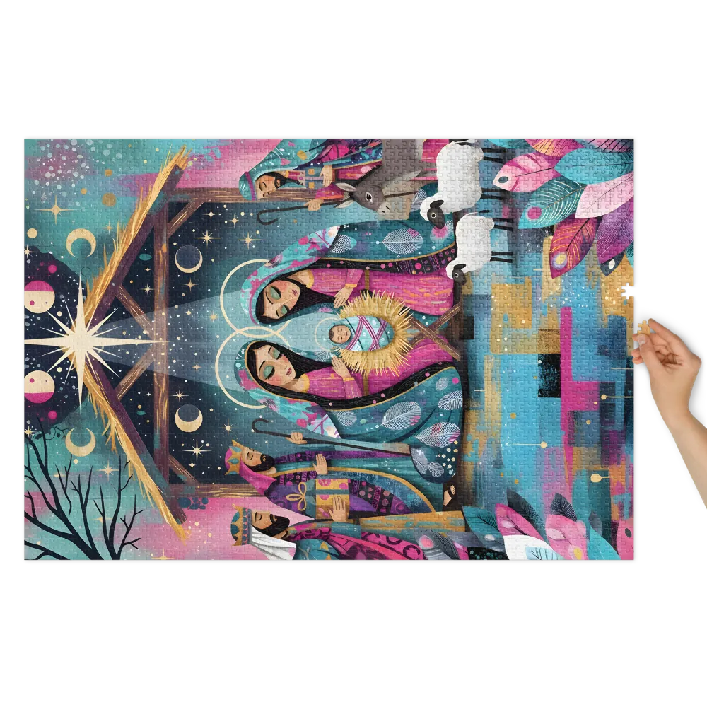 Starlit Nativity | Jigsaw Puzzles