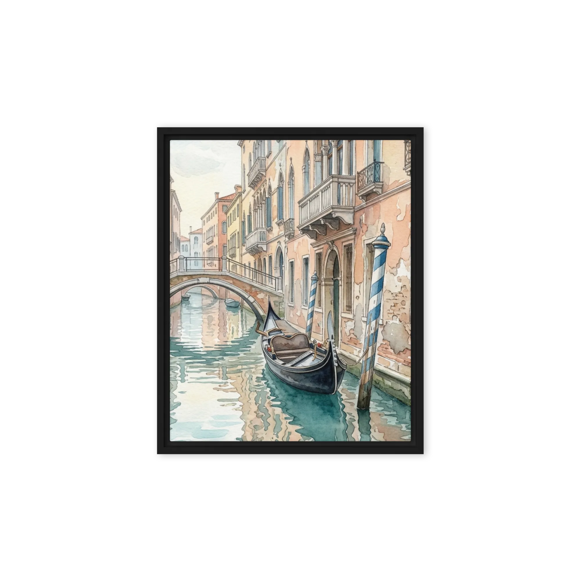 Venetiaans Kanaal Aquarel