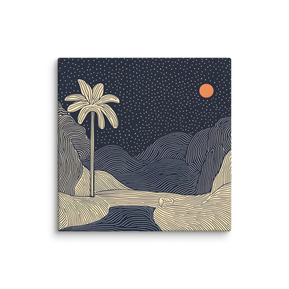 Chiseled Skylines and Starry Horizons — Woodcut relief lines
