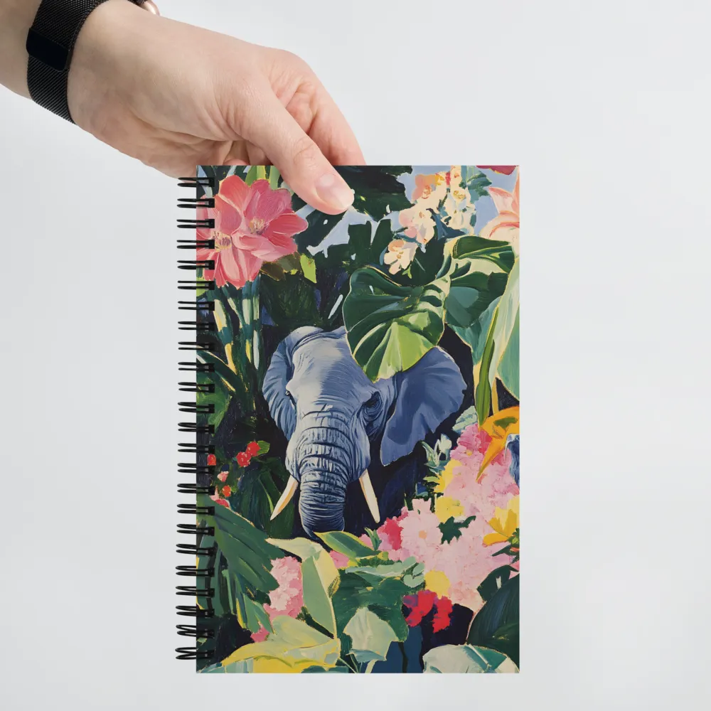 Hidden Jungle Elephant 
 Spiral Notebook | 140 pages