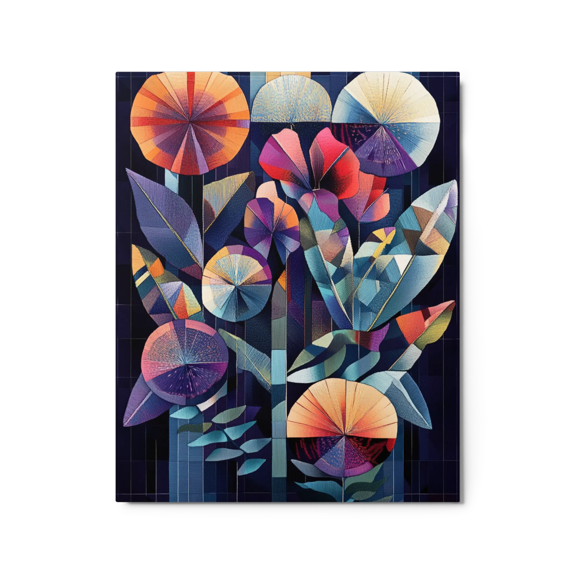 Abstract Floral Embroidery