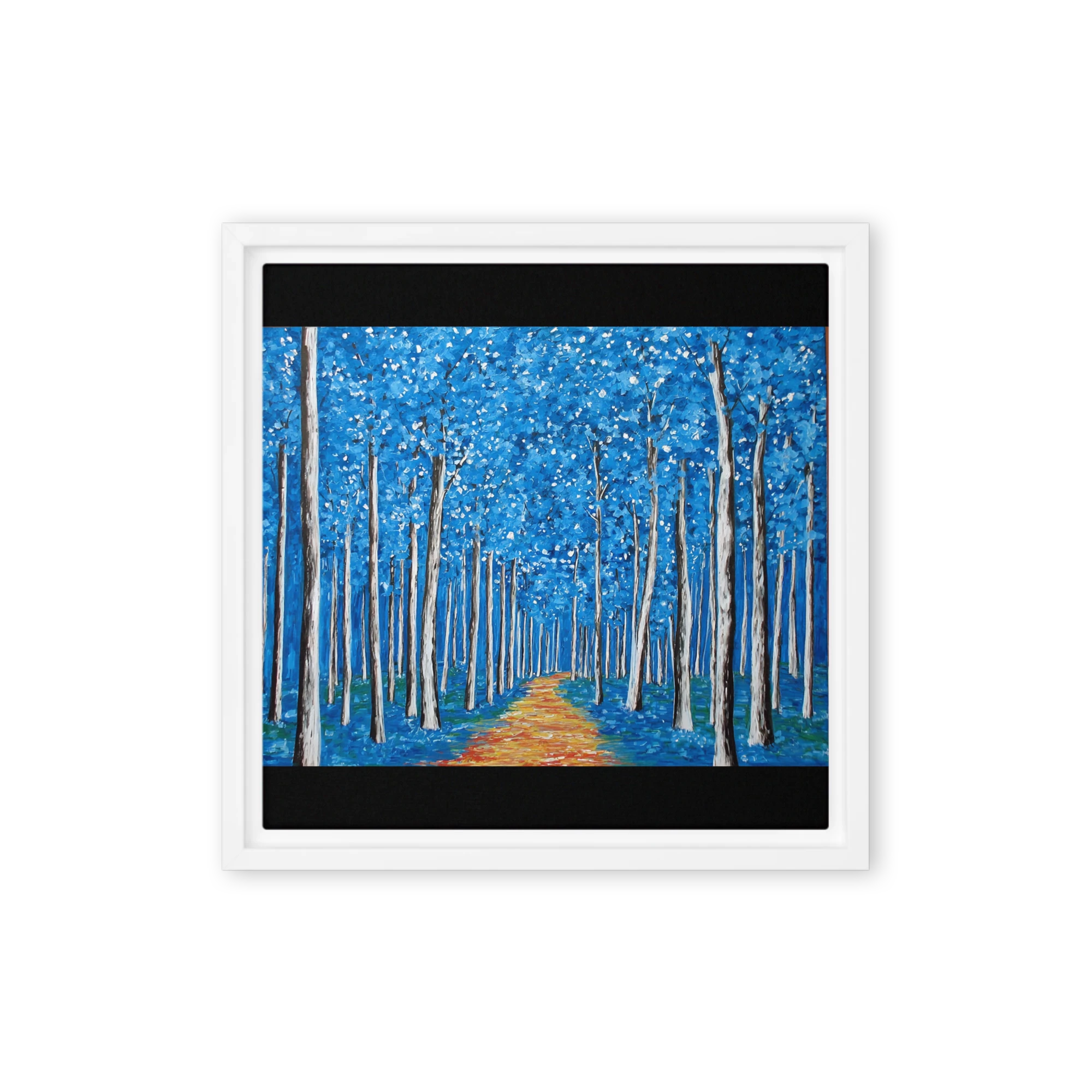 Azure Path Through the Whispering Woods