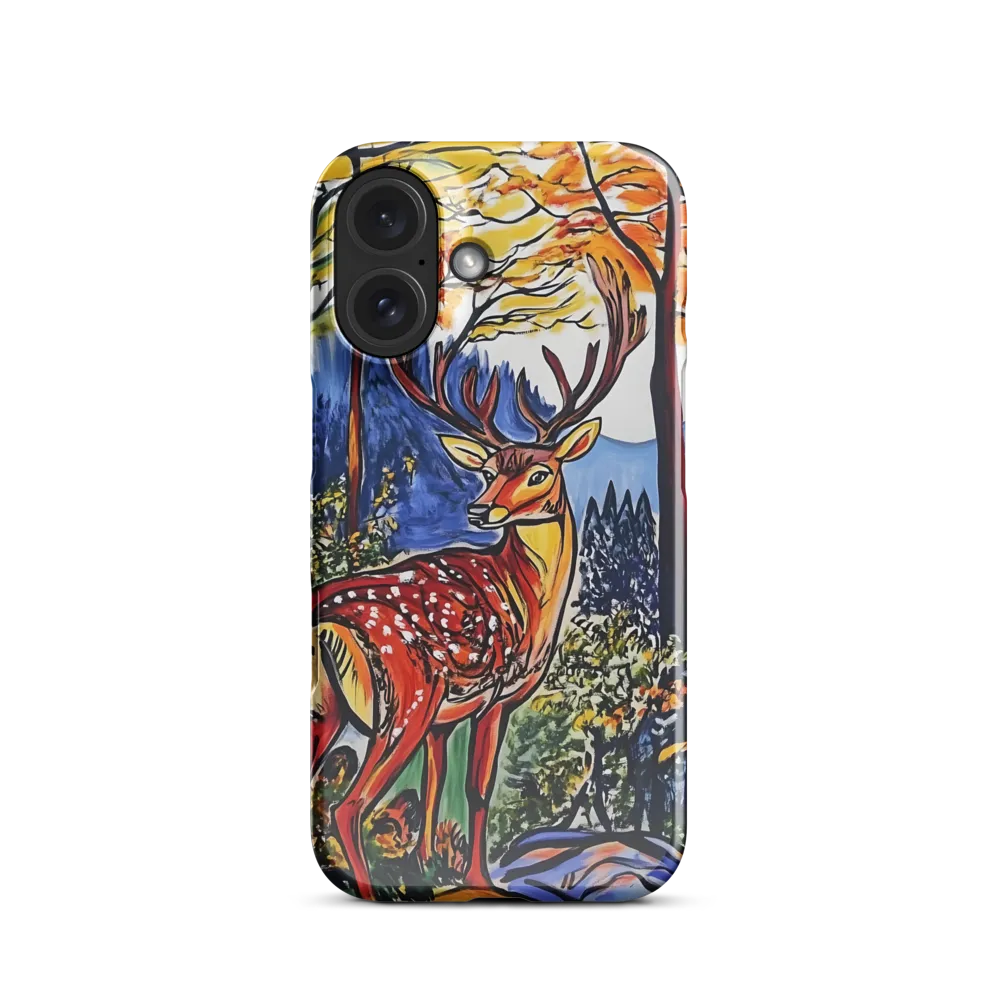 Autumn Stag in Forest 
 iPhone 17 Pro Max | Tough Case